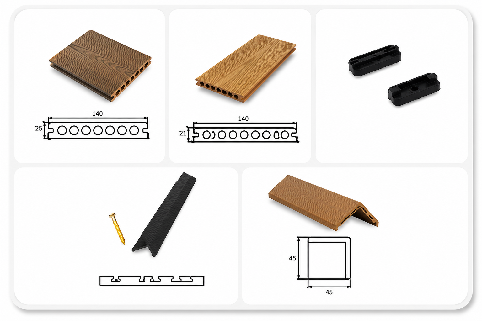Outdoor Co-Extrusion Decking