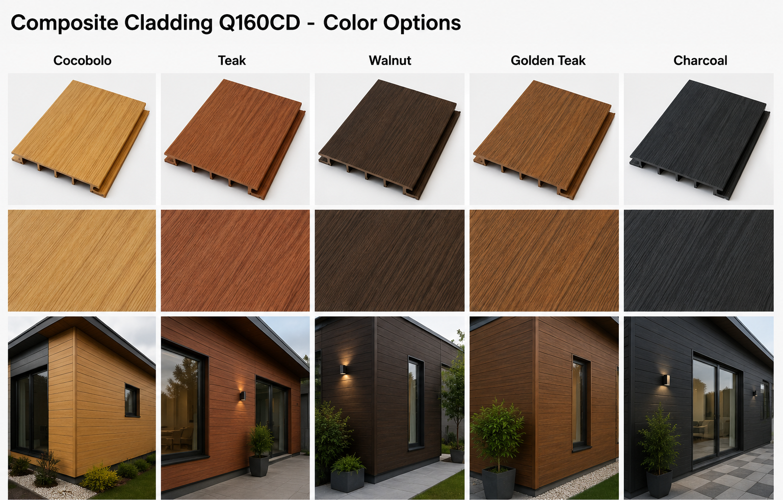 Flat WPC Cladding