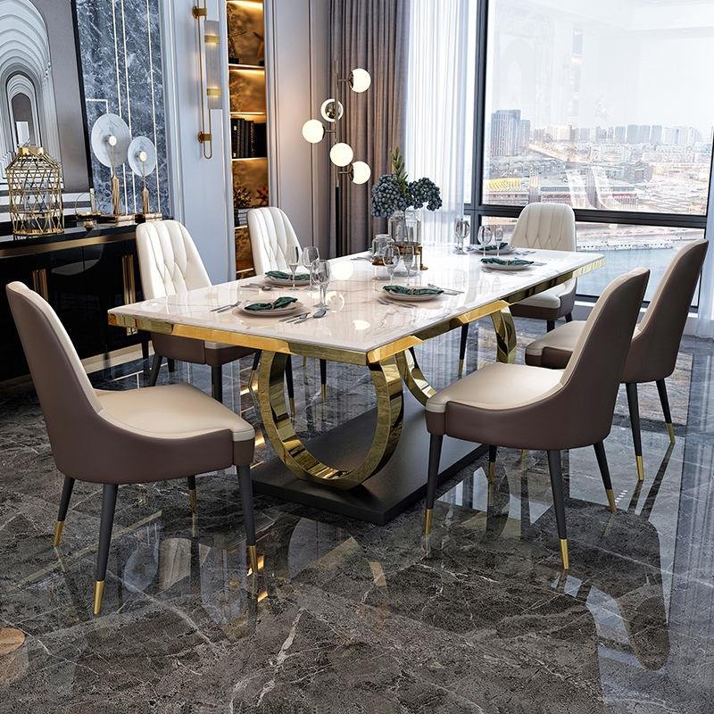 Marble Top Dining Table
