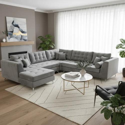 L-Shaped Corner Sofa