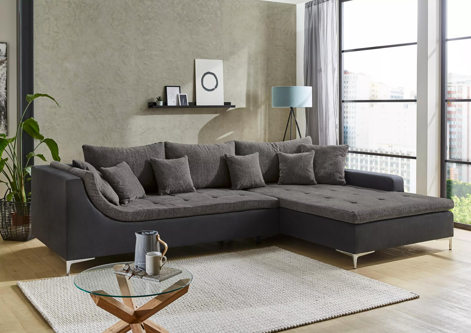 L-Shaped Corner Sofa