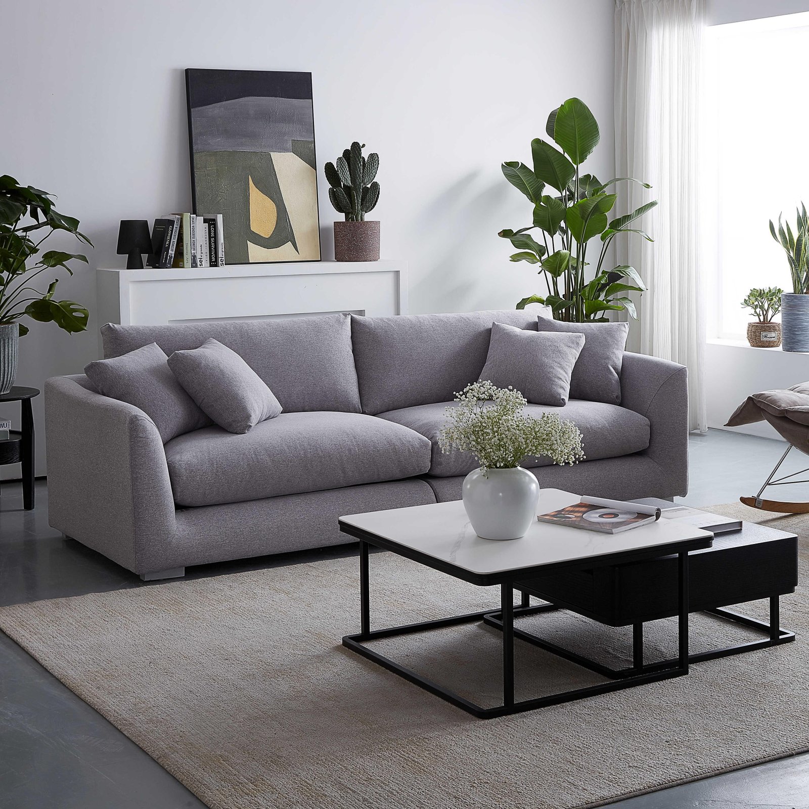 Modern Fabric Sofa
