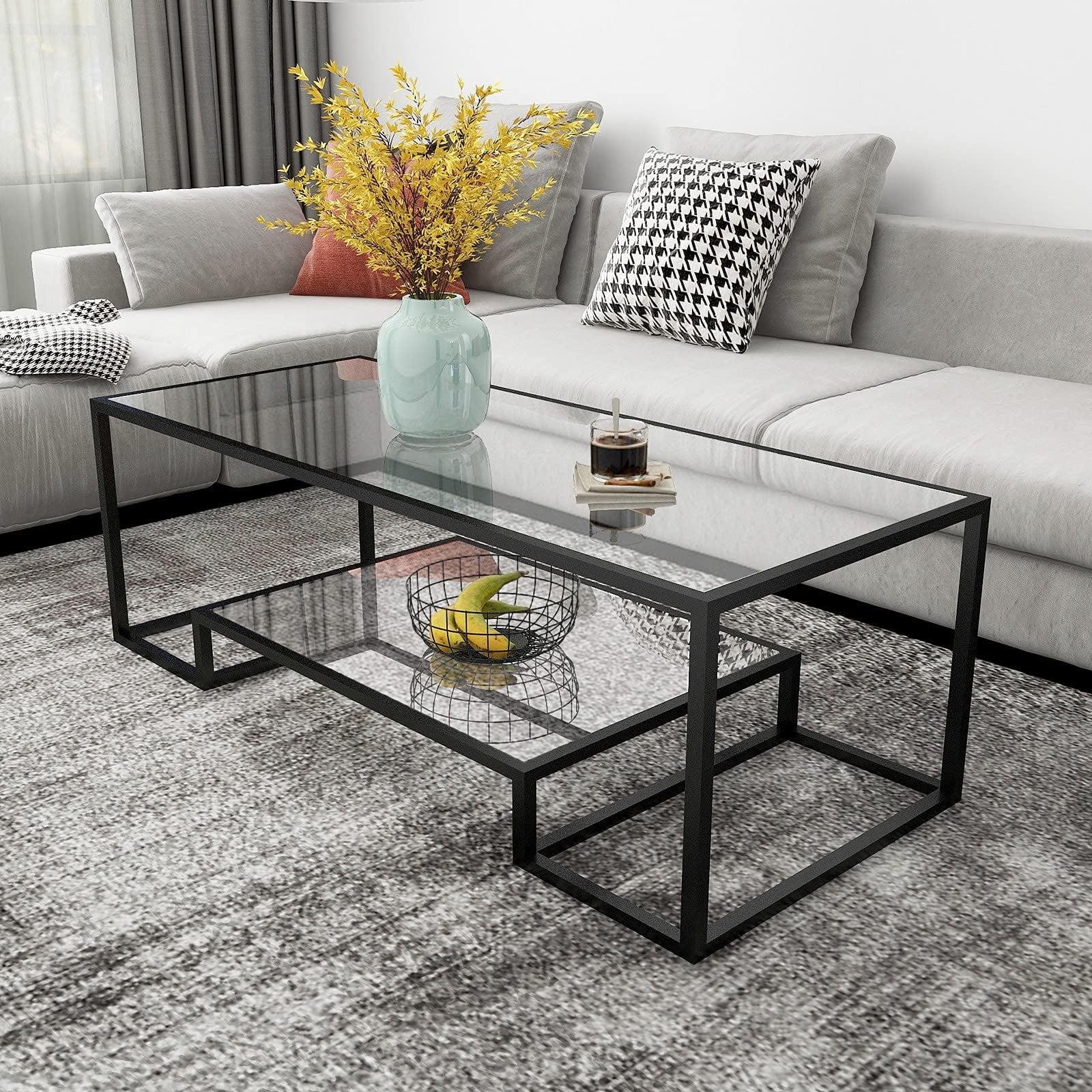 Metal Glass Table
