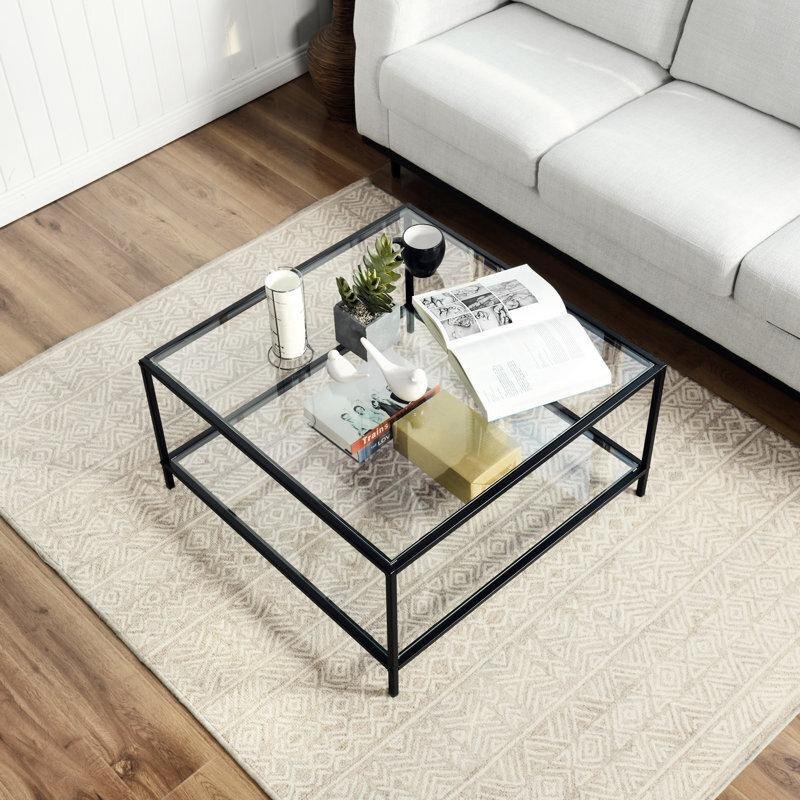 Metal Glass Table