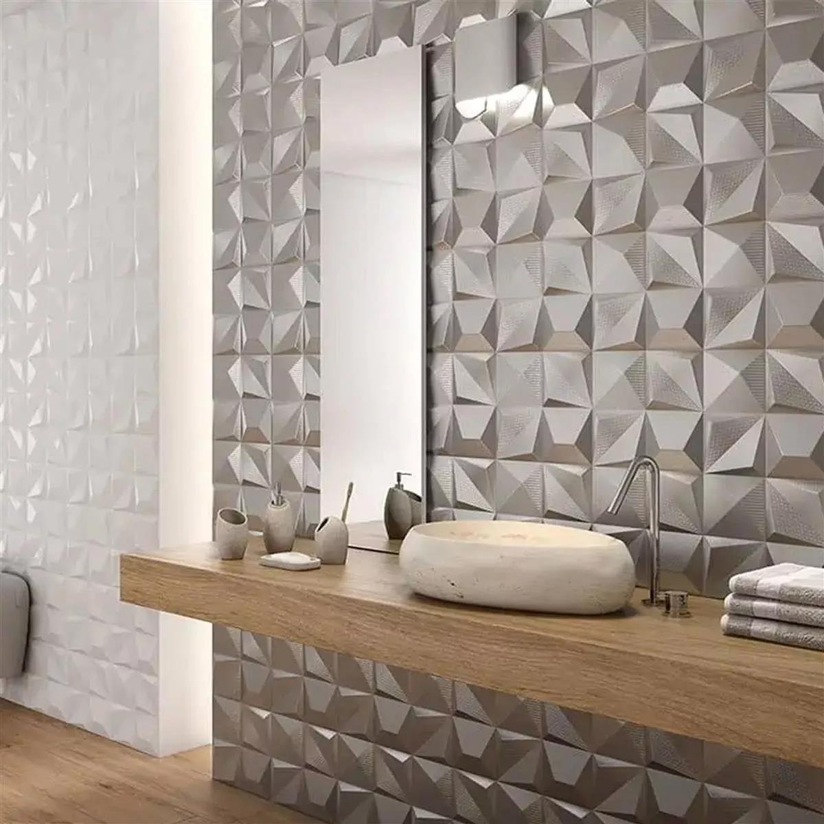 3D Relief Ceramic Wall Tiles